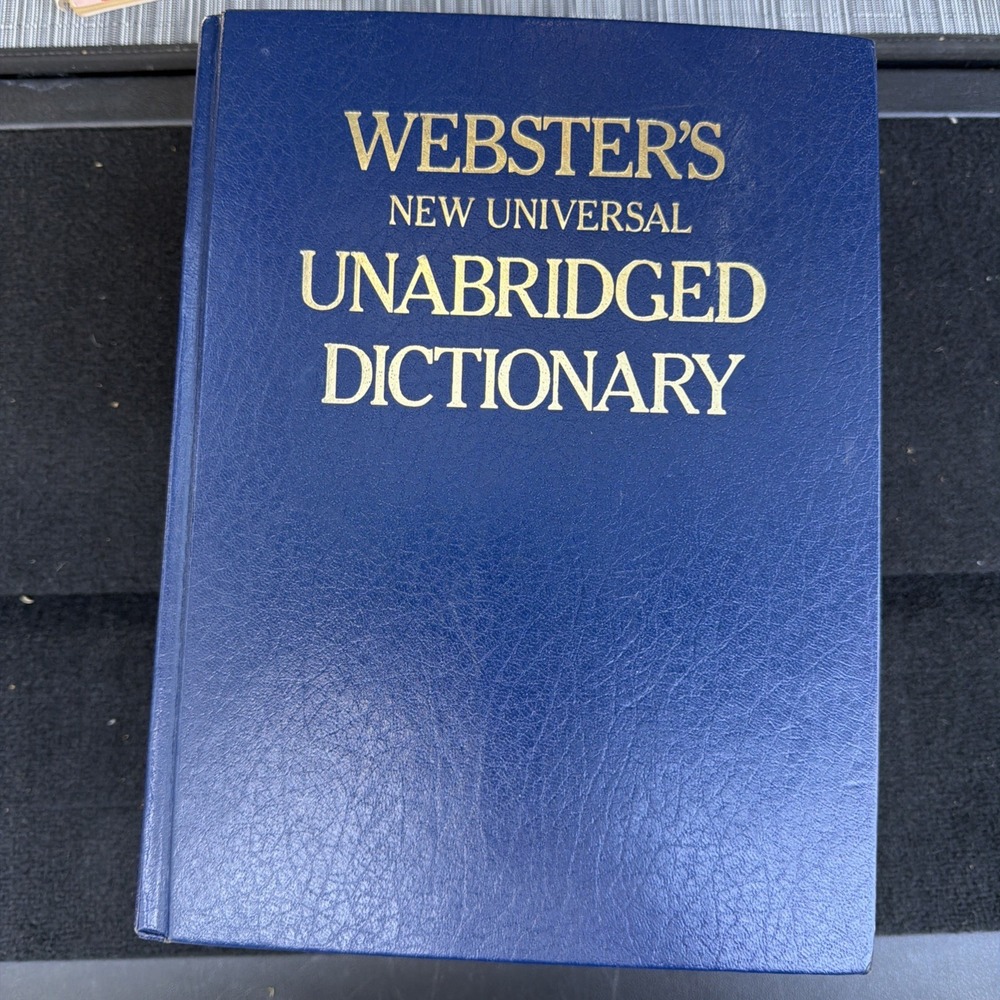 Vintage 1979 Webster's New Universal Unabridged Dictionary Deluxe Second Edition